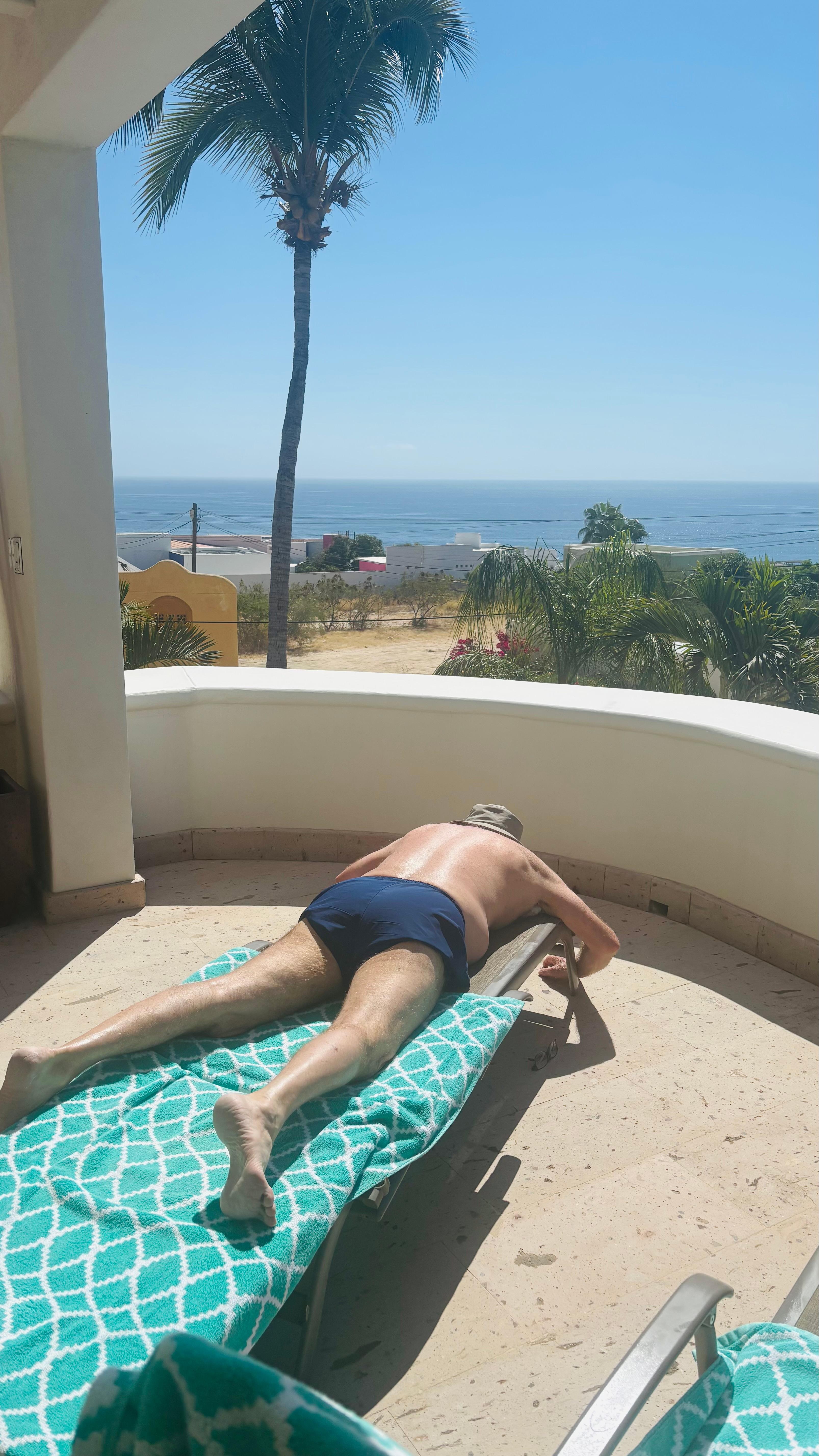 Beautiful patio right outside the bedroom