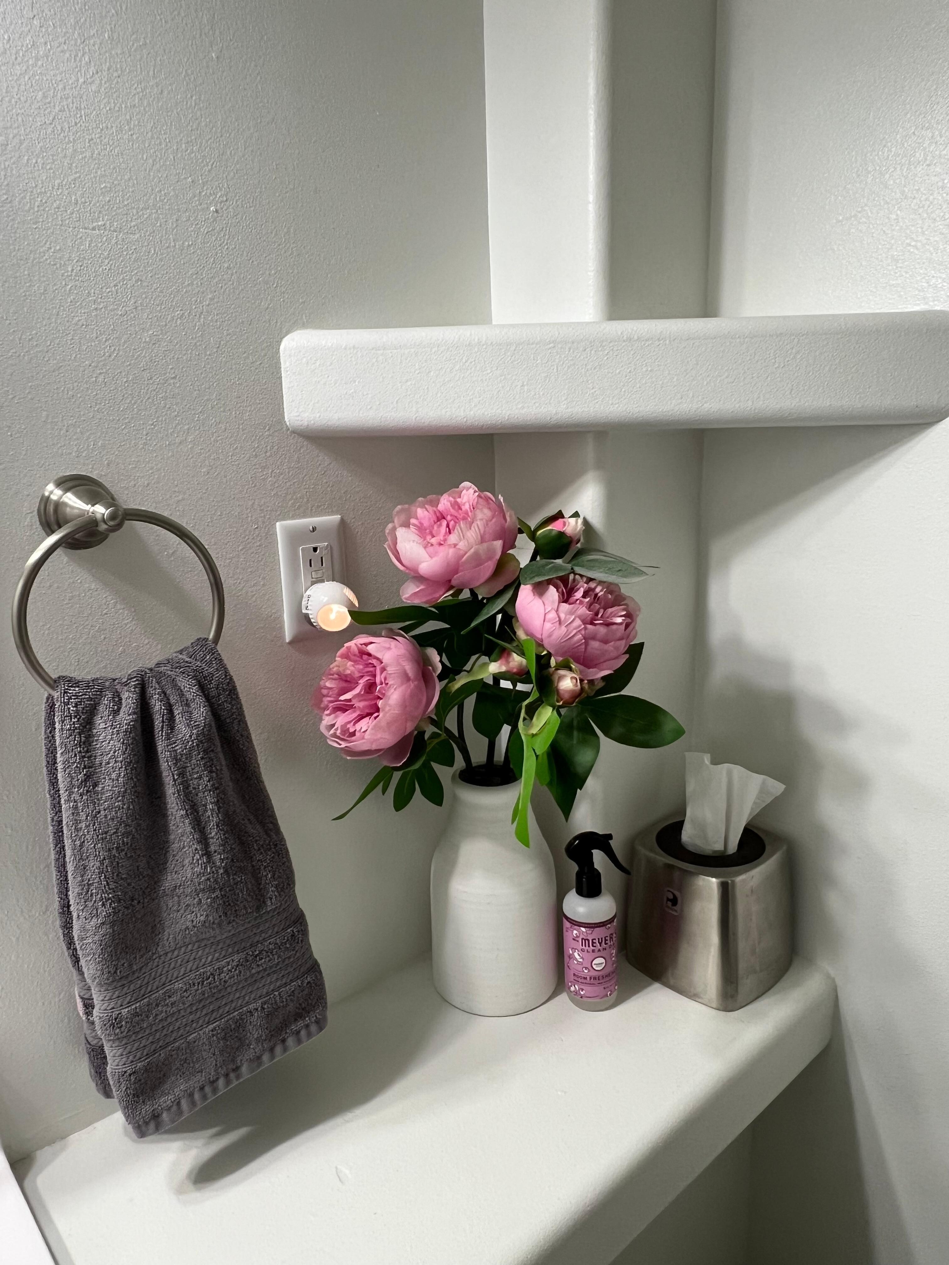 A touch of bathroom beauty