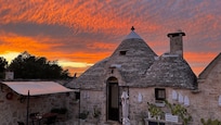 The beautiful Trullo at sunset