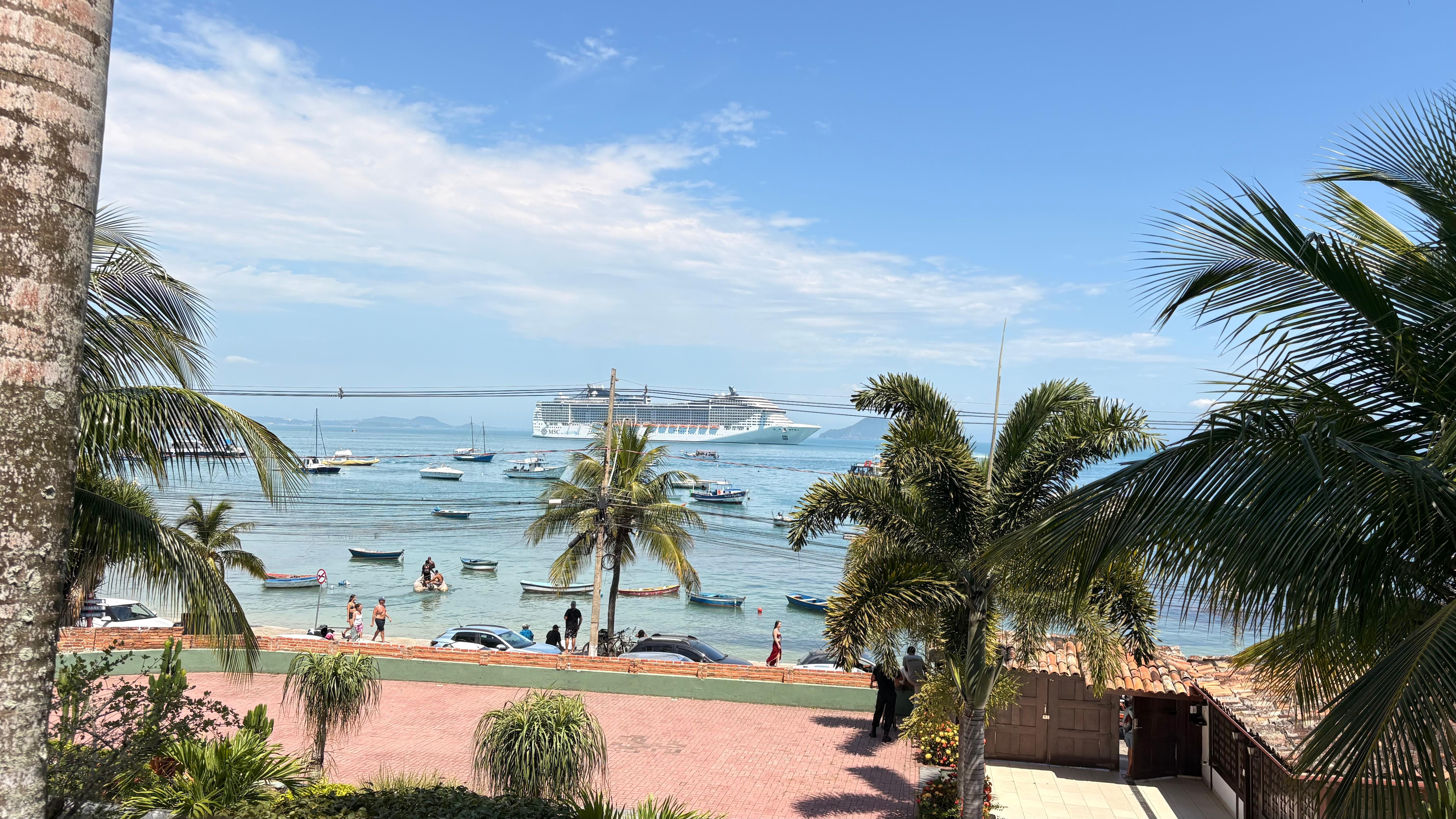 Vista da praia dos ossos