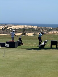 Pre-round range at El Cardonal