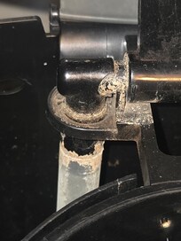 moldy calcium build up in coffee maker.