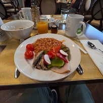 Breakfast at the buffet