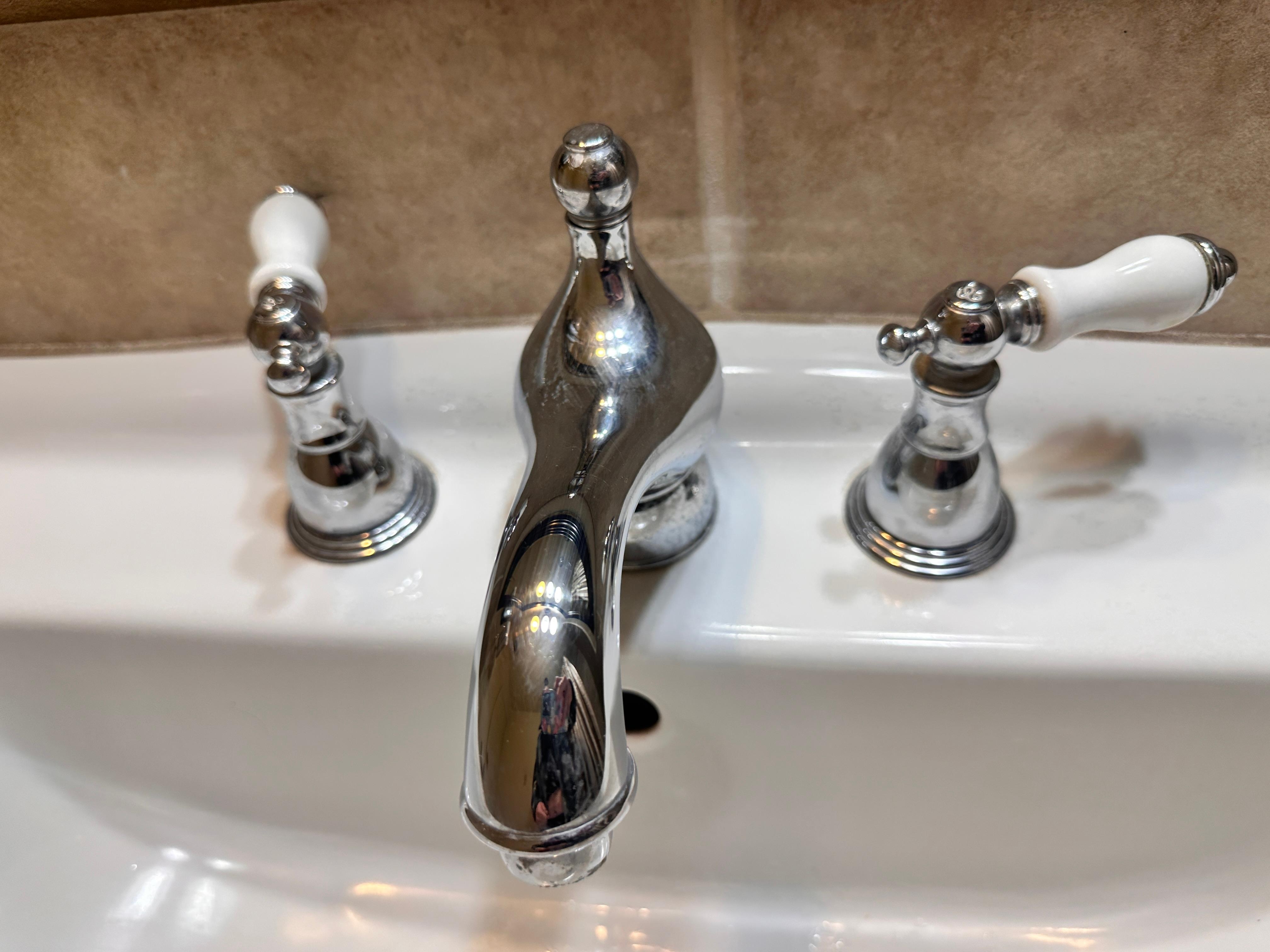 Bathroom sink faucet did not operate as it should have. 