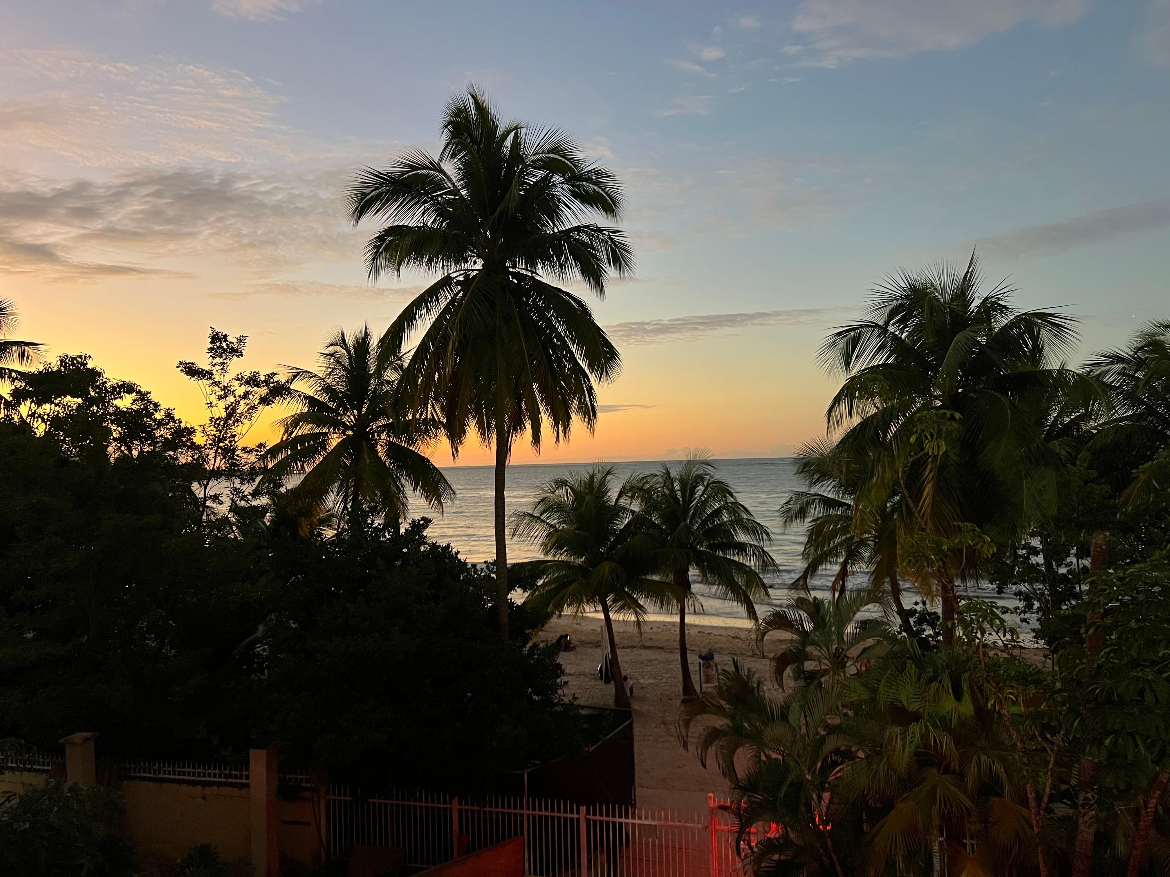 View from the balcony 