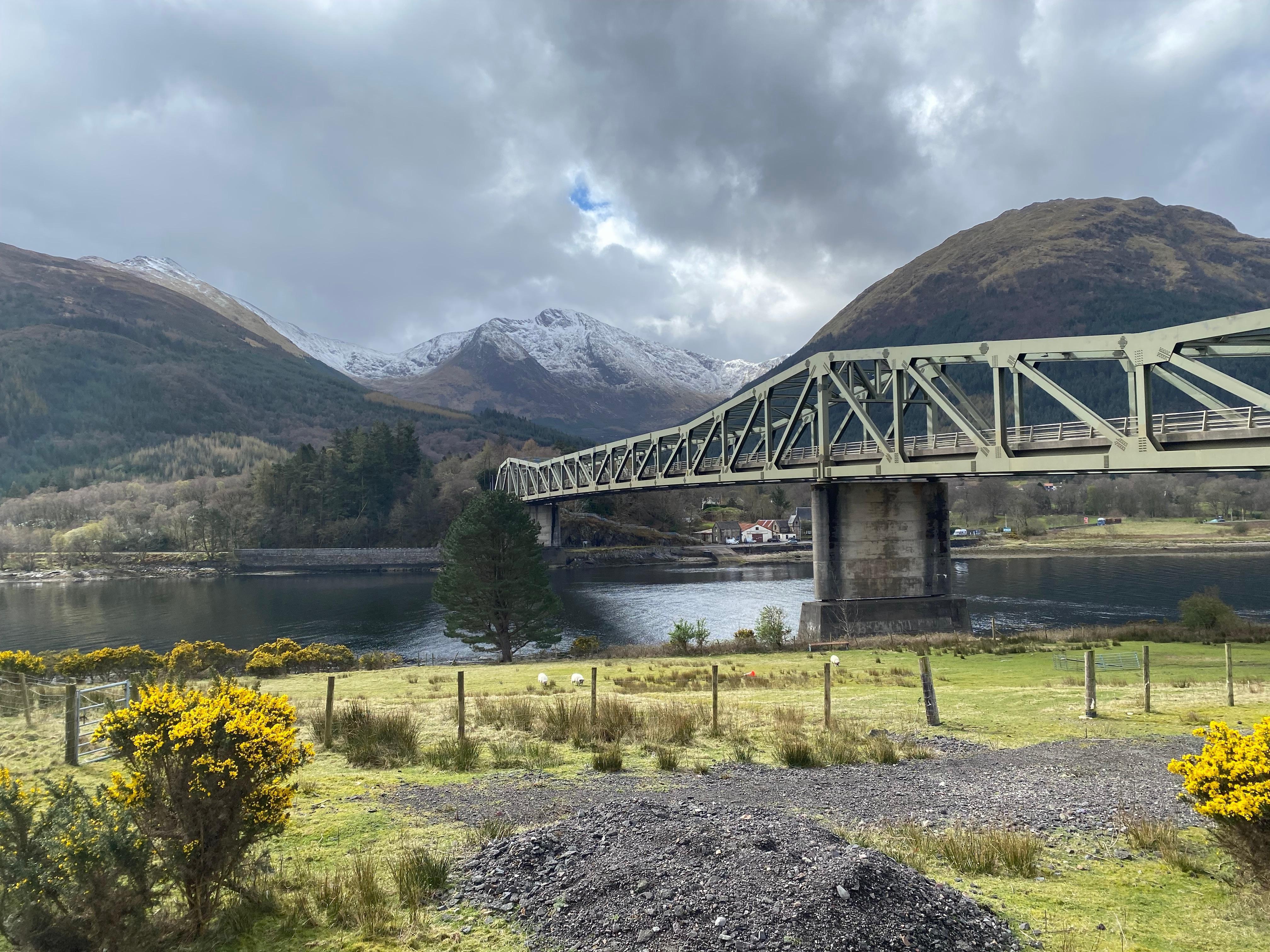 View from hotel deck.