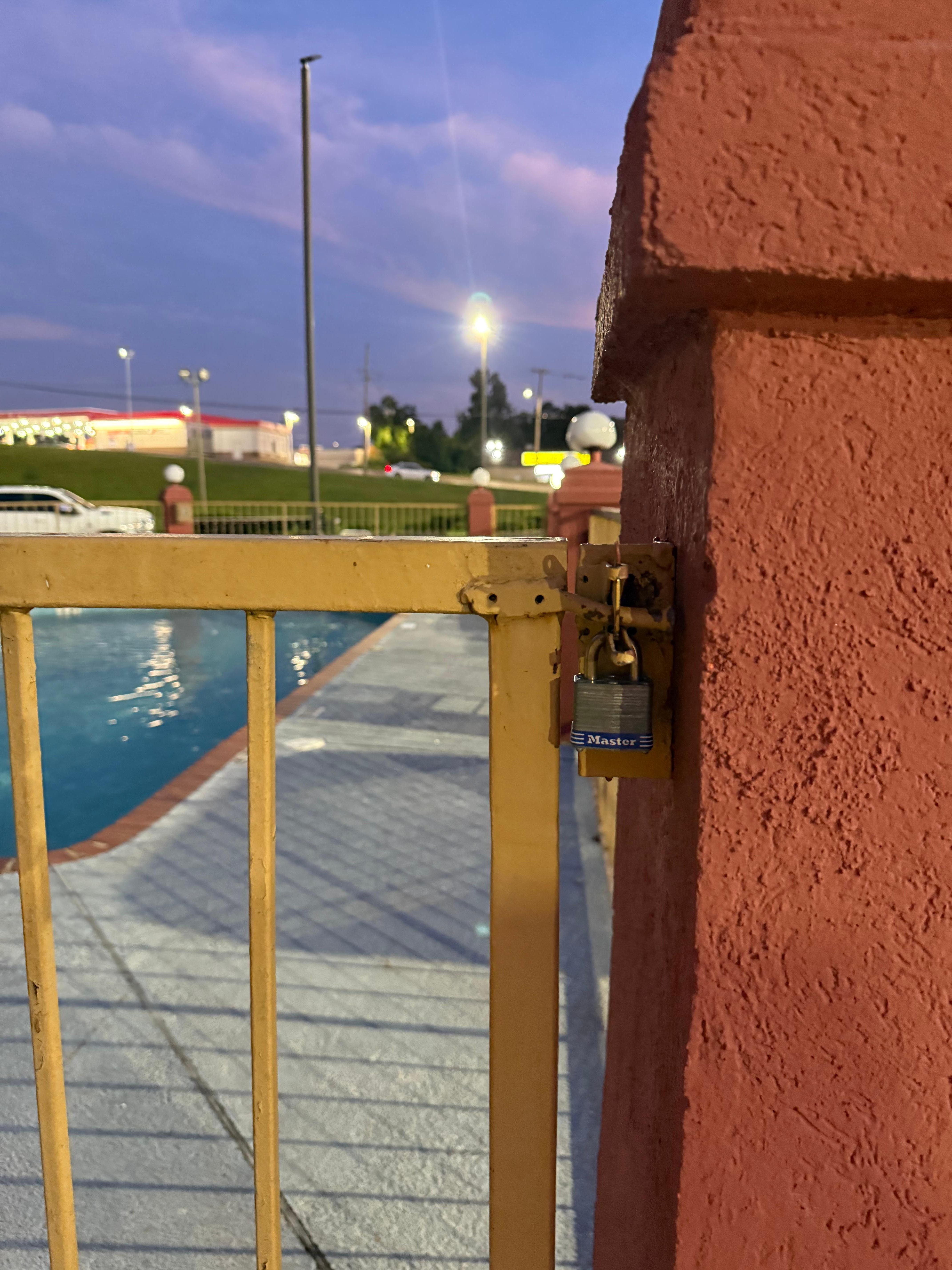 Pool locked during ‘Open Hours’