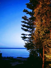 View from Master room at night.