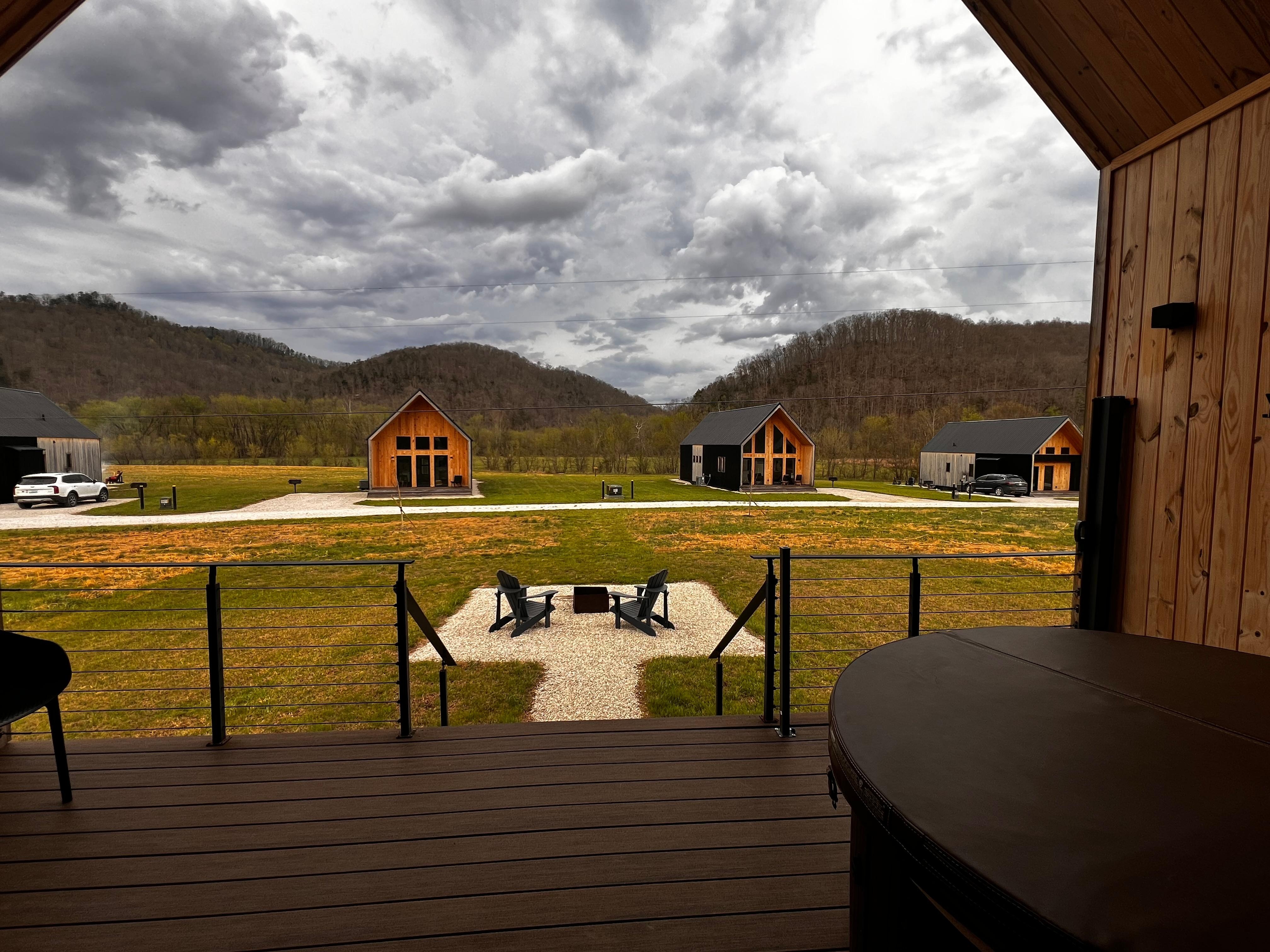 View from back porch