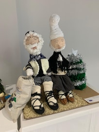 Beautiful details of Christmas decorations