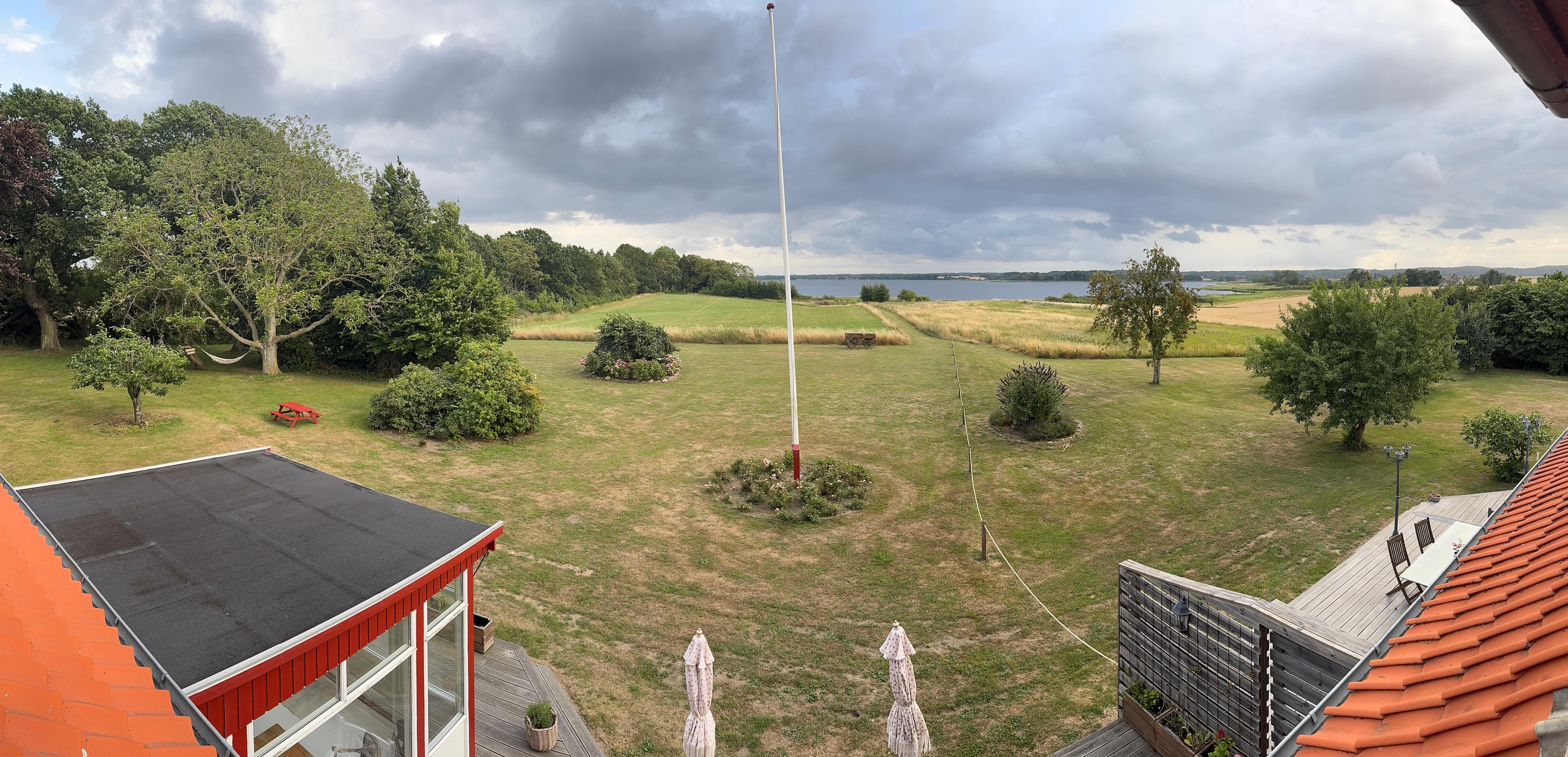Udsigt fra terrasse