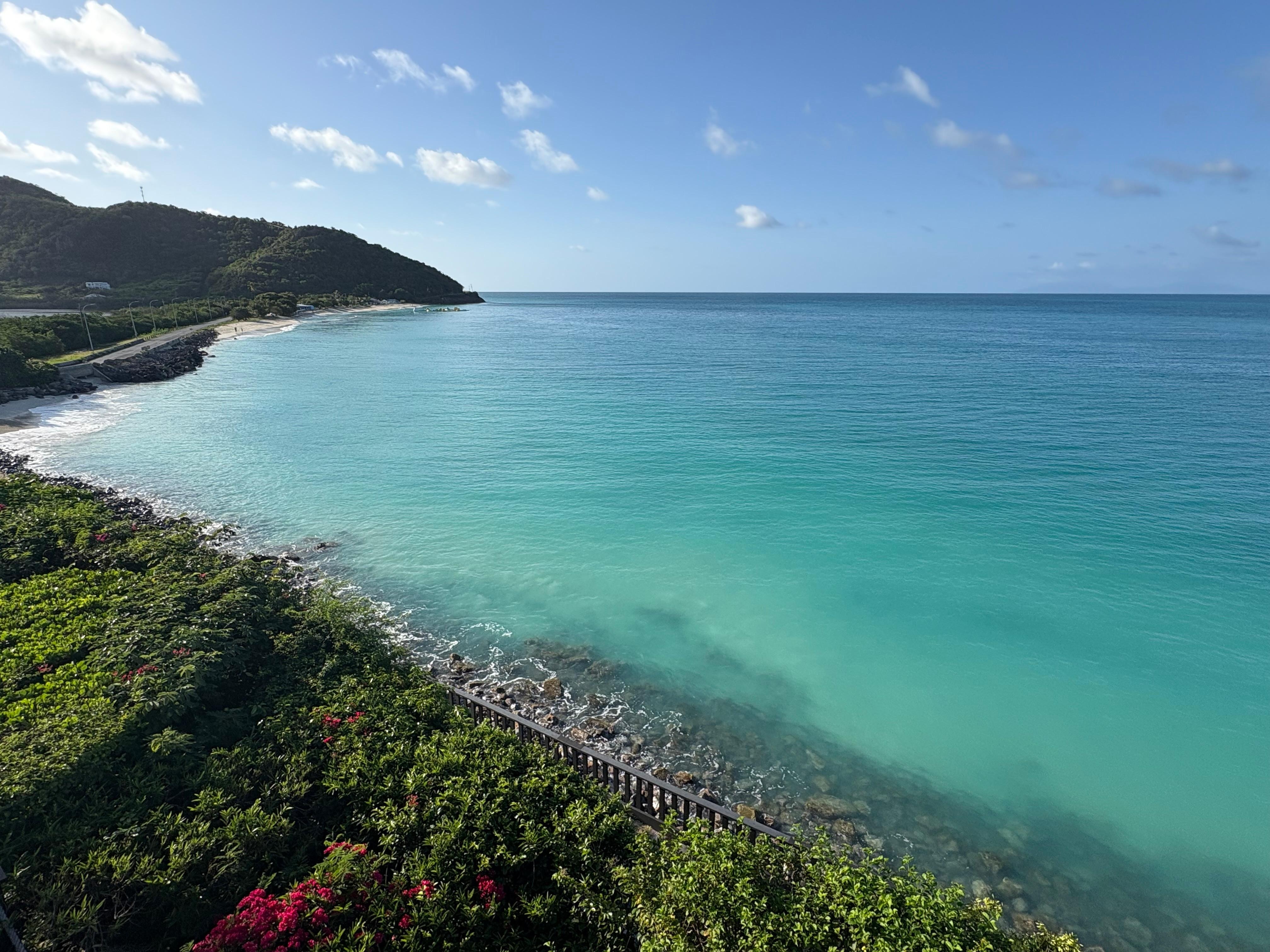 Our view from Ocean Blessed. 