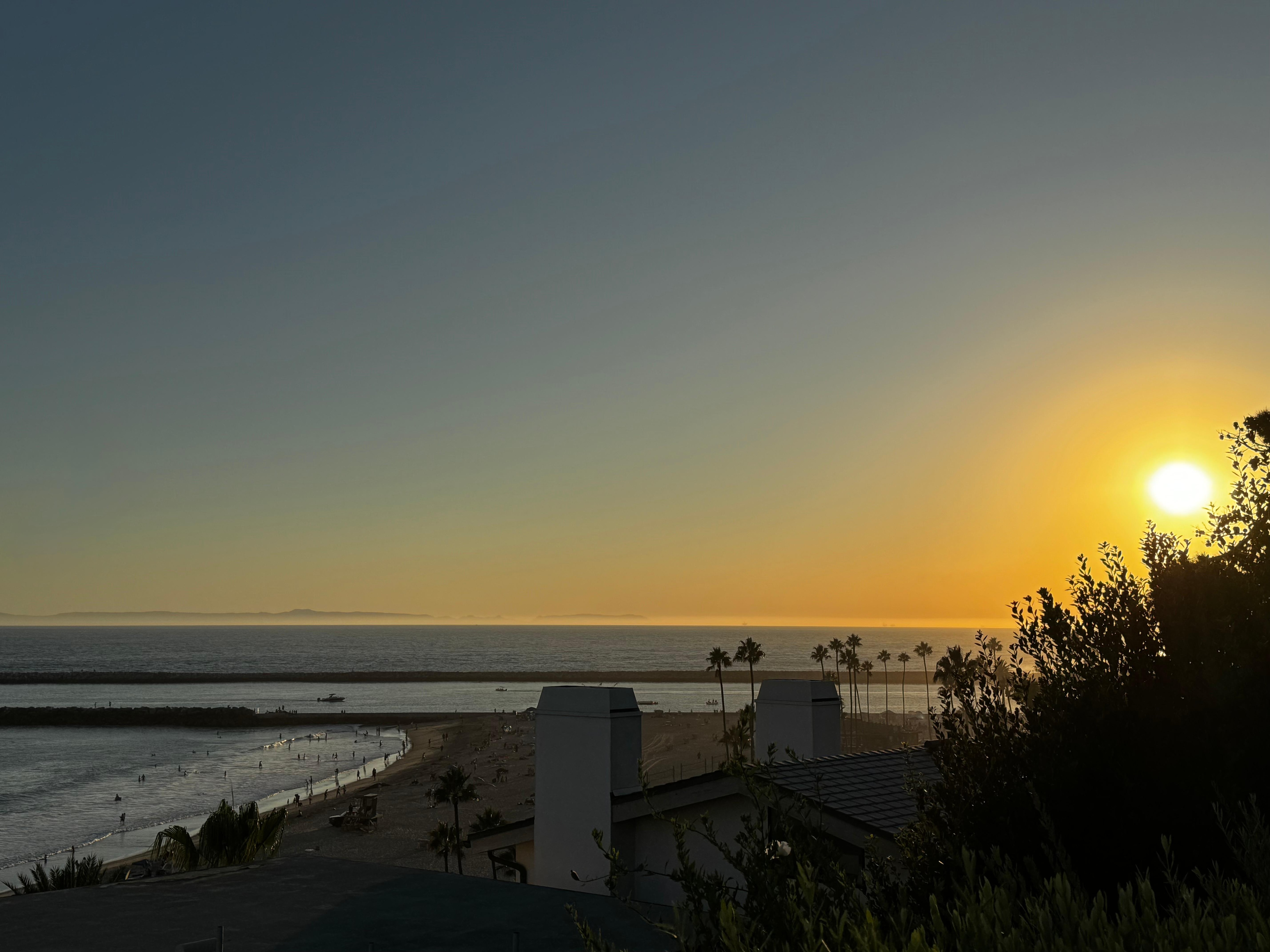 The view from the end of the road