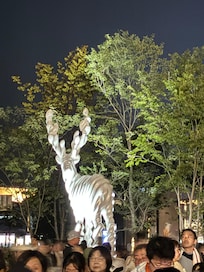 名和晃平さんの鹿、万博で