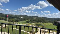 View from balcony outside lobby
