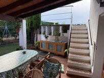 Treppe zum Pool