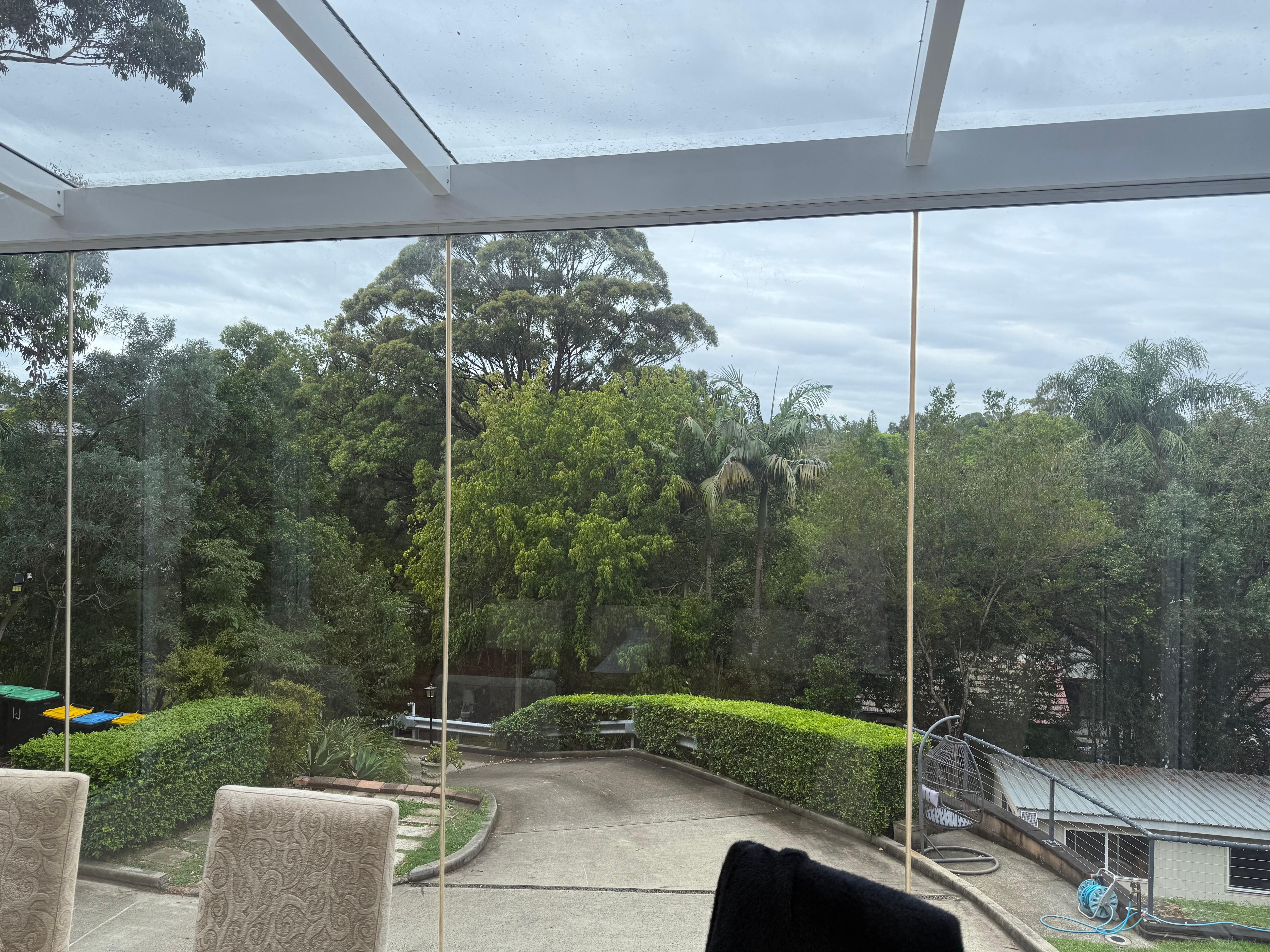 Driveway to the bottom of second access point