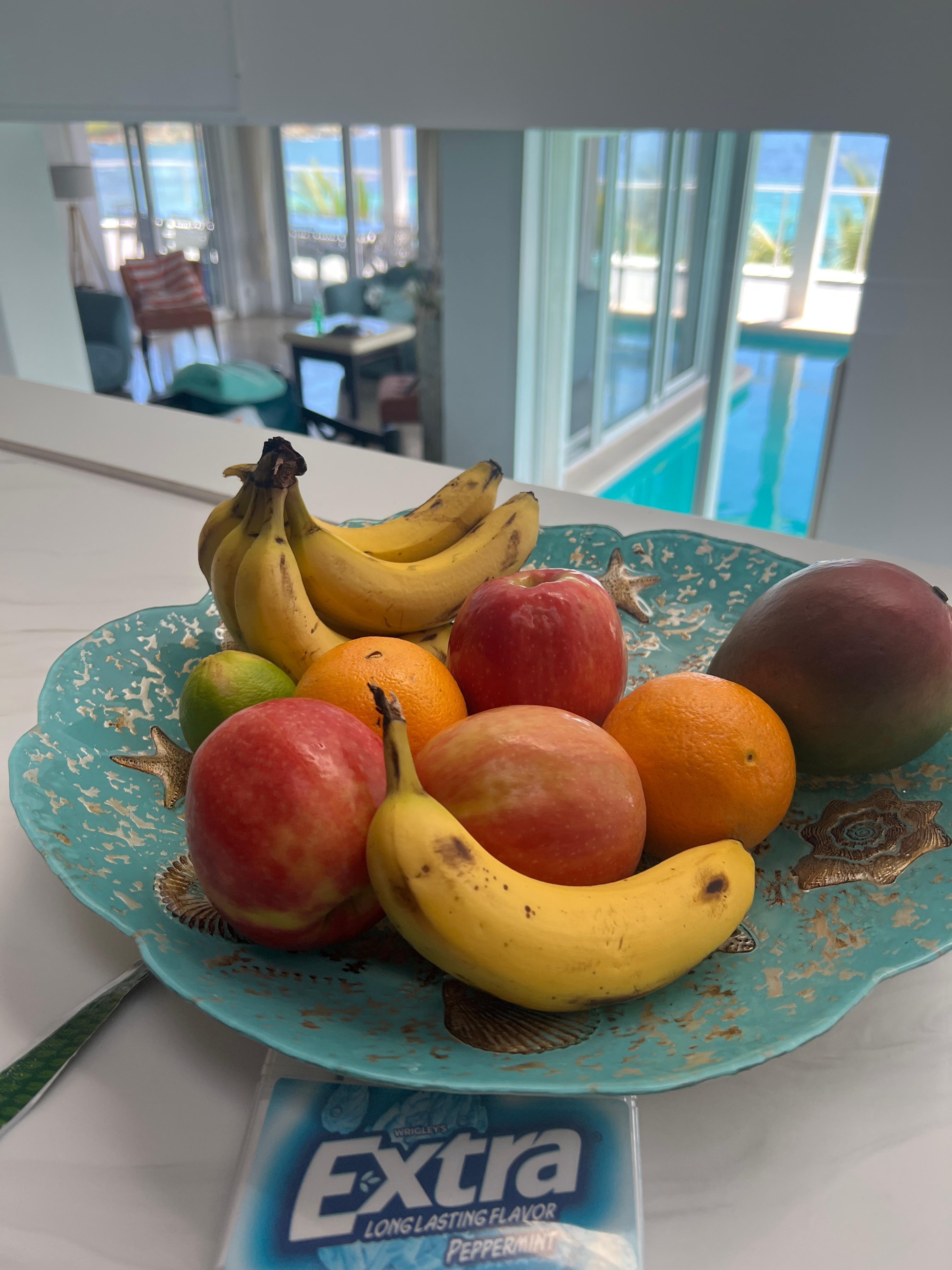 Standing in the kitchen 