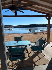 View from living area, great view from bedroom too