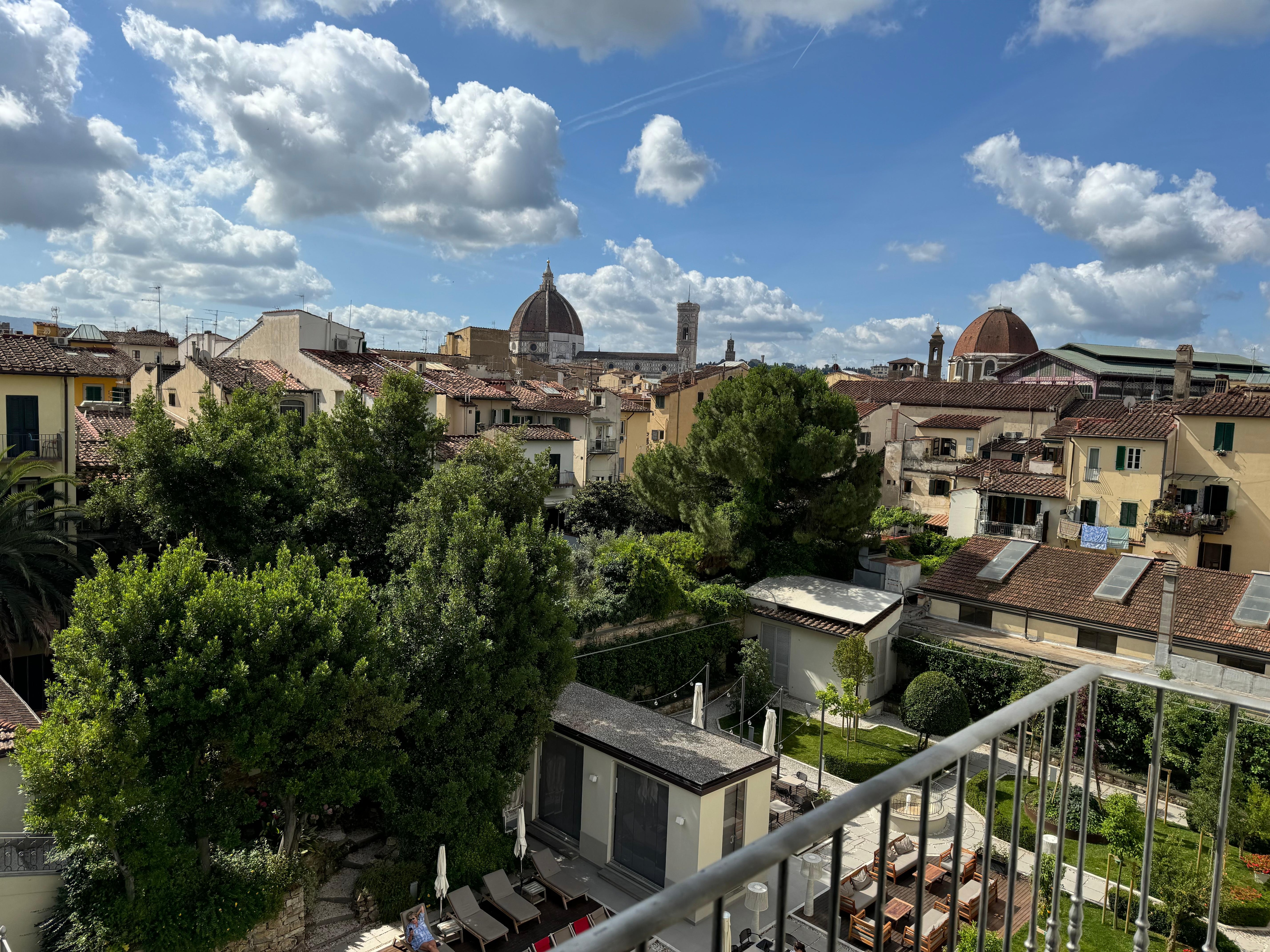 View from our 3rd floor balcony