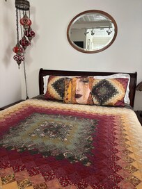 Cozy and pretty place to lay our heads after daily adventures and outings! 😊