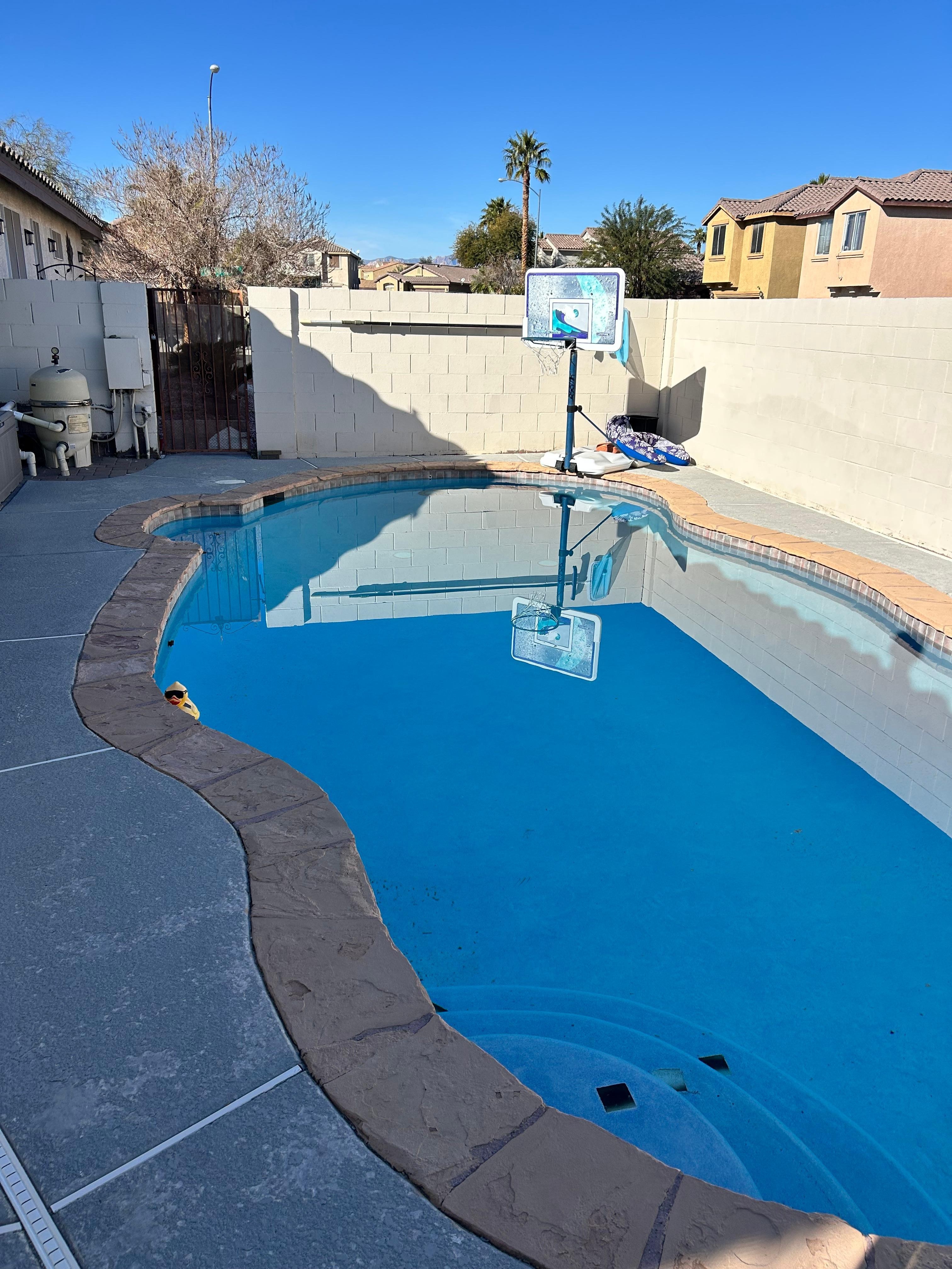 Perfect size pool for my lil family 