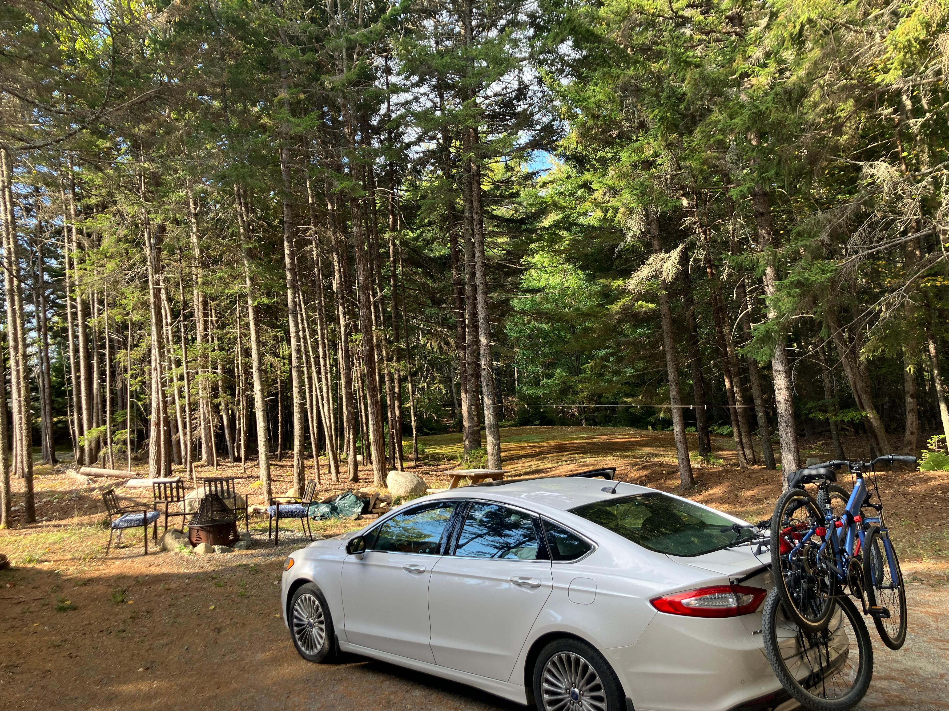 Fire area with large parking space 