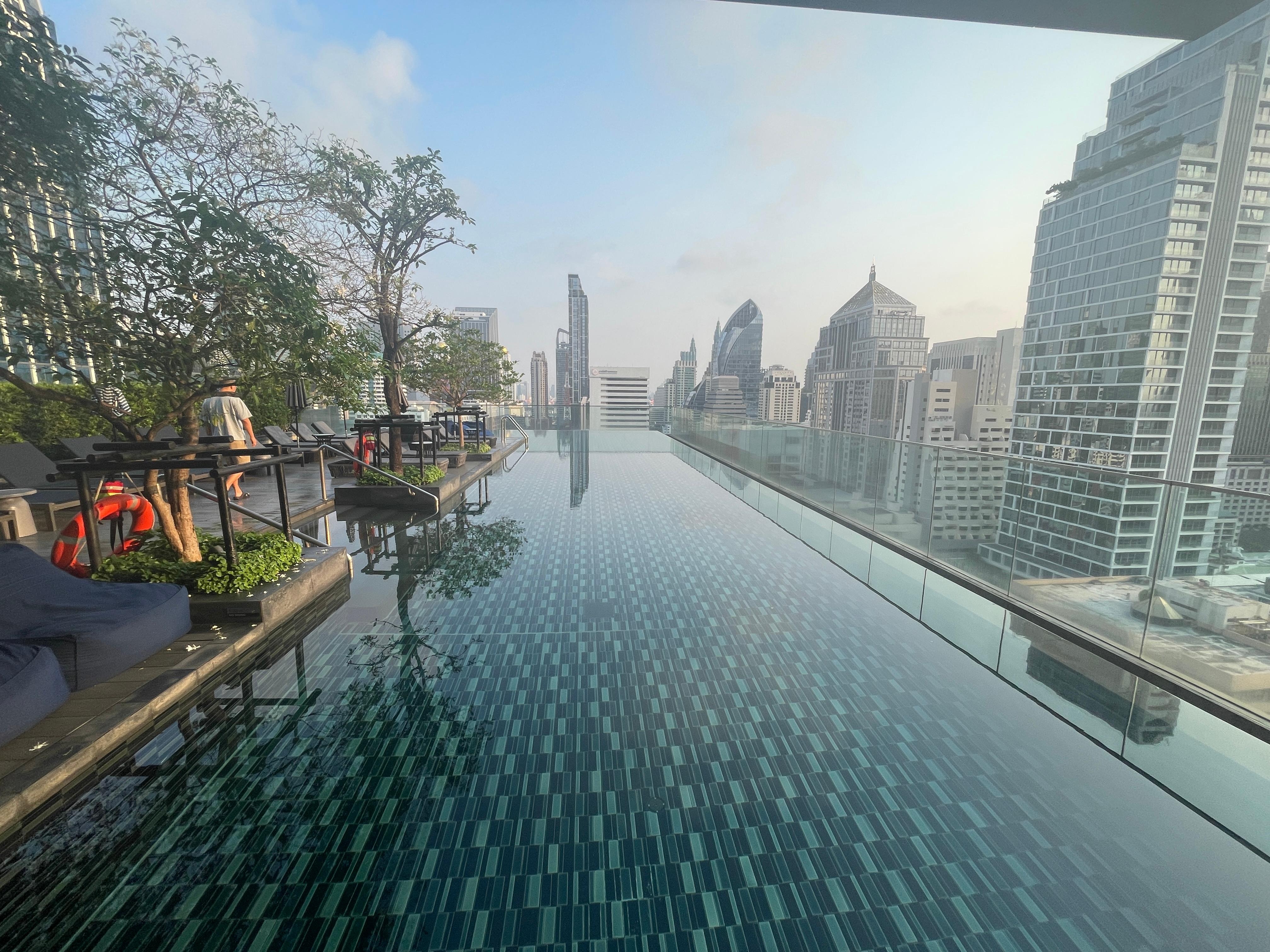 Pool on the 18th floor