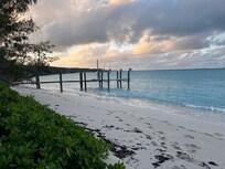 Beach just steps from the house.