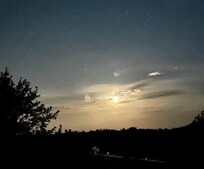 Mondaufgang - - Blick von der Terrasse