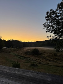 Sunrise from back deck