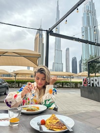 Vista do café da manhã