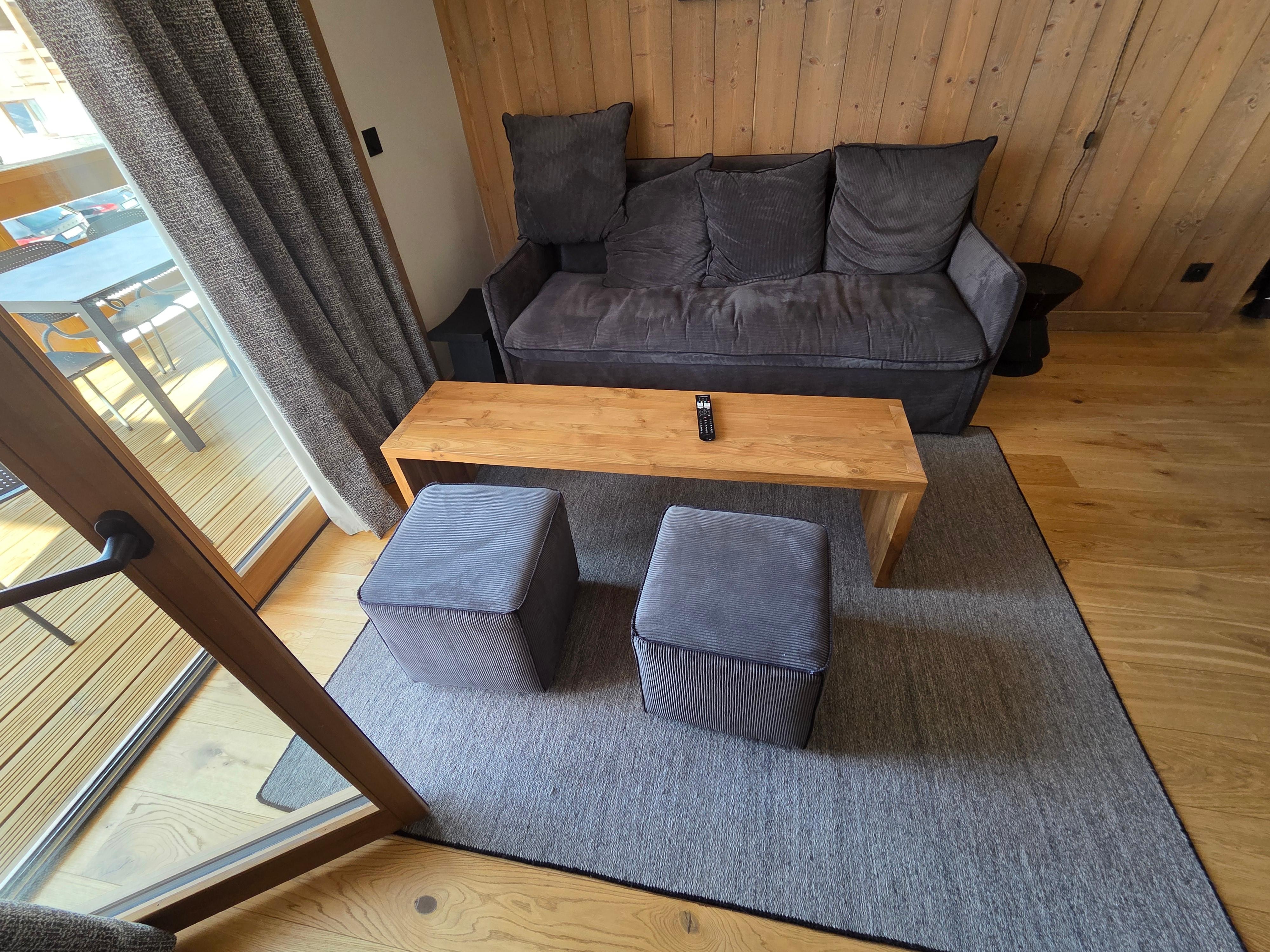 Seating area for 8 person cabin