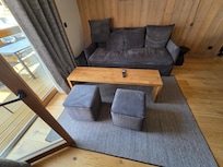 Seating area for 8 person cabin