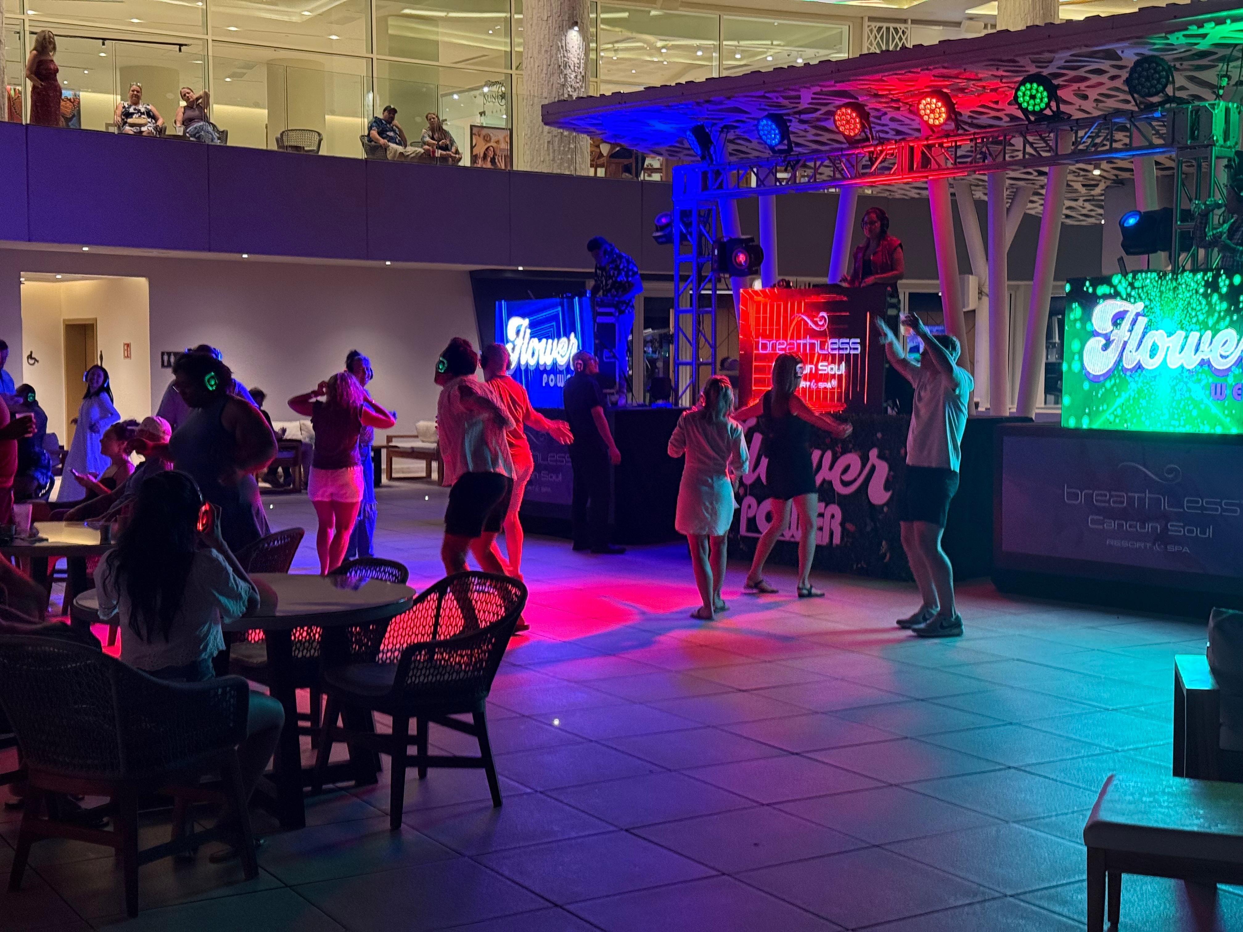 The Bar entertainment area