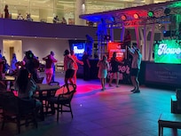 The Bar entertainment area