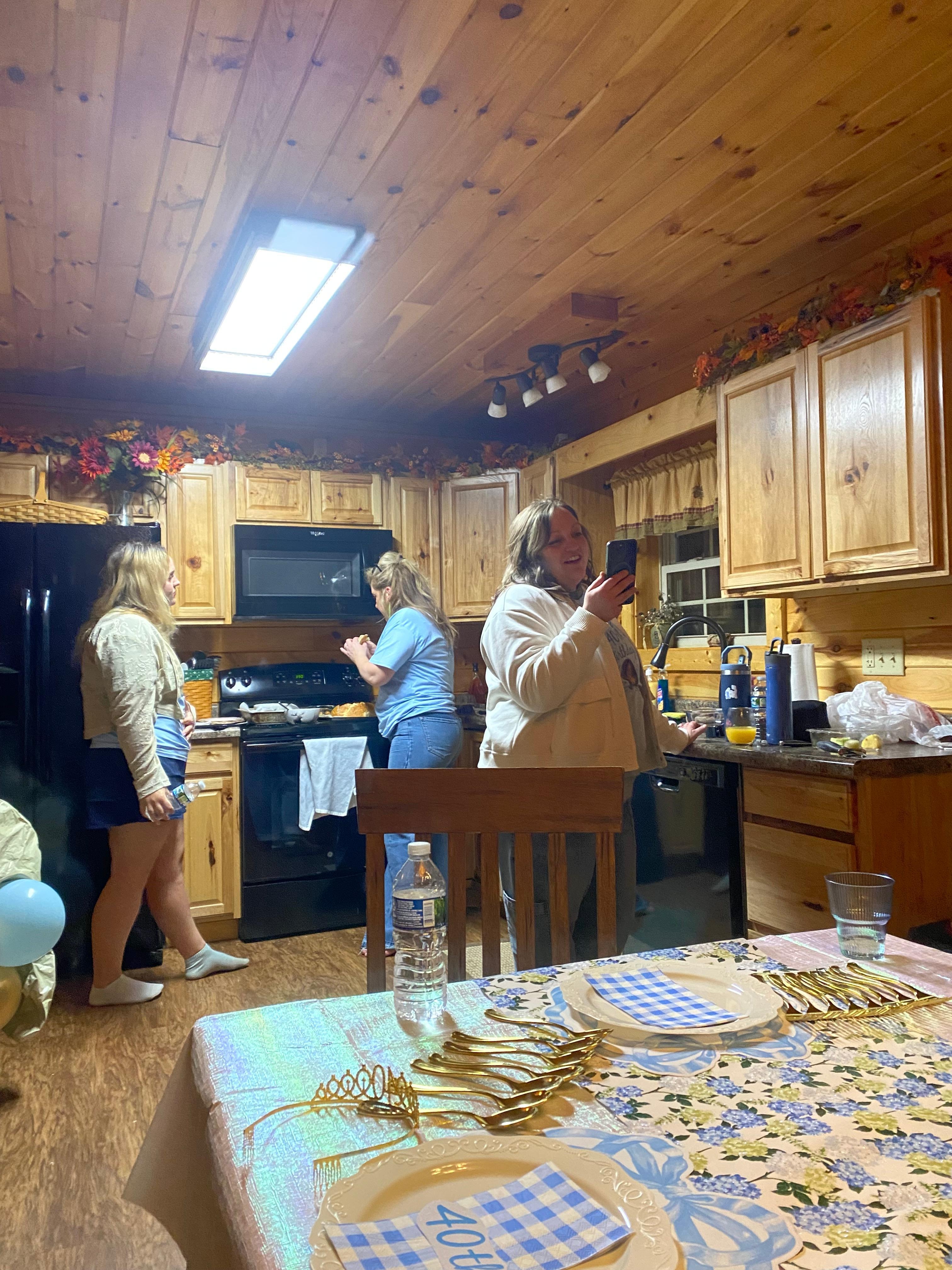 Enjoying the kitchen!