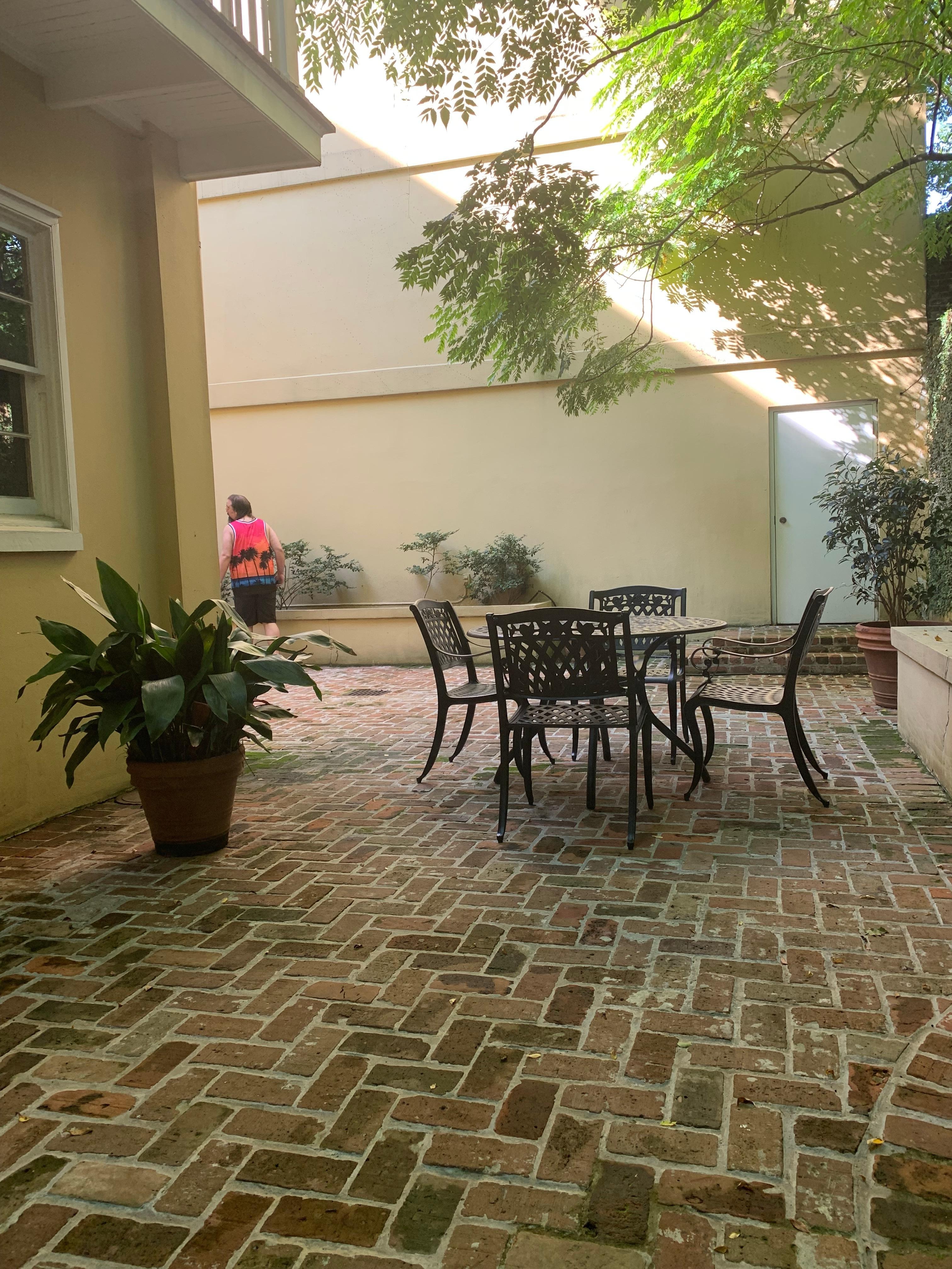Patio of are private patio of your room.