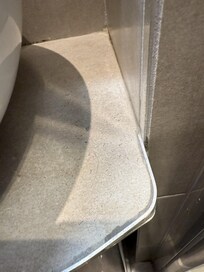 Hair on the countertop