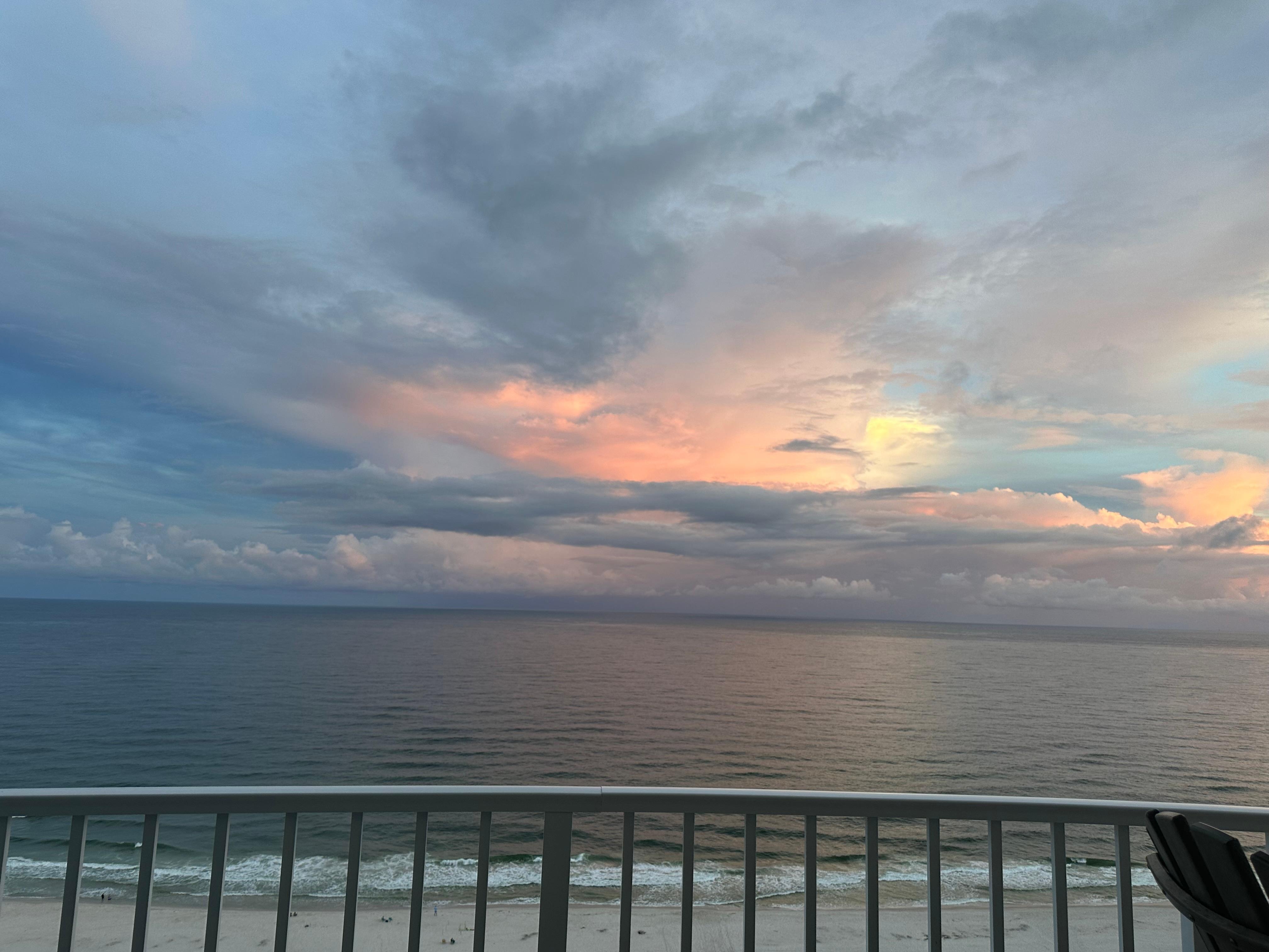 Oceanside balcony