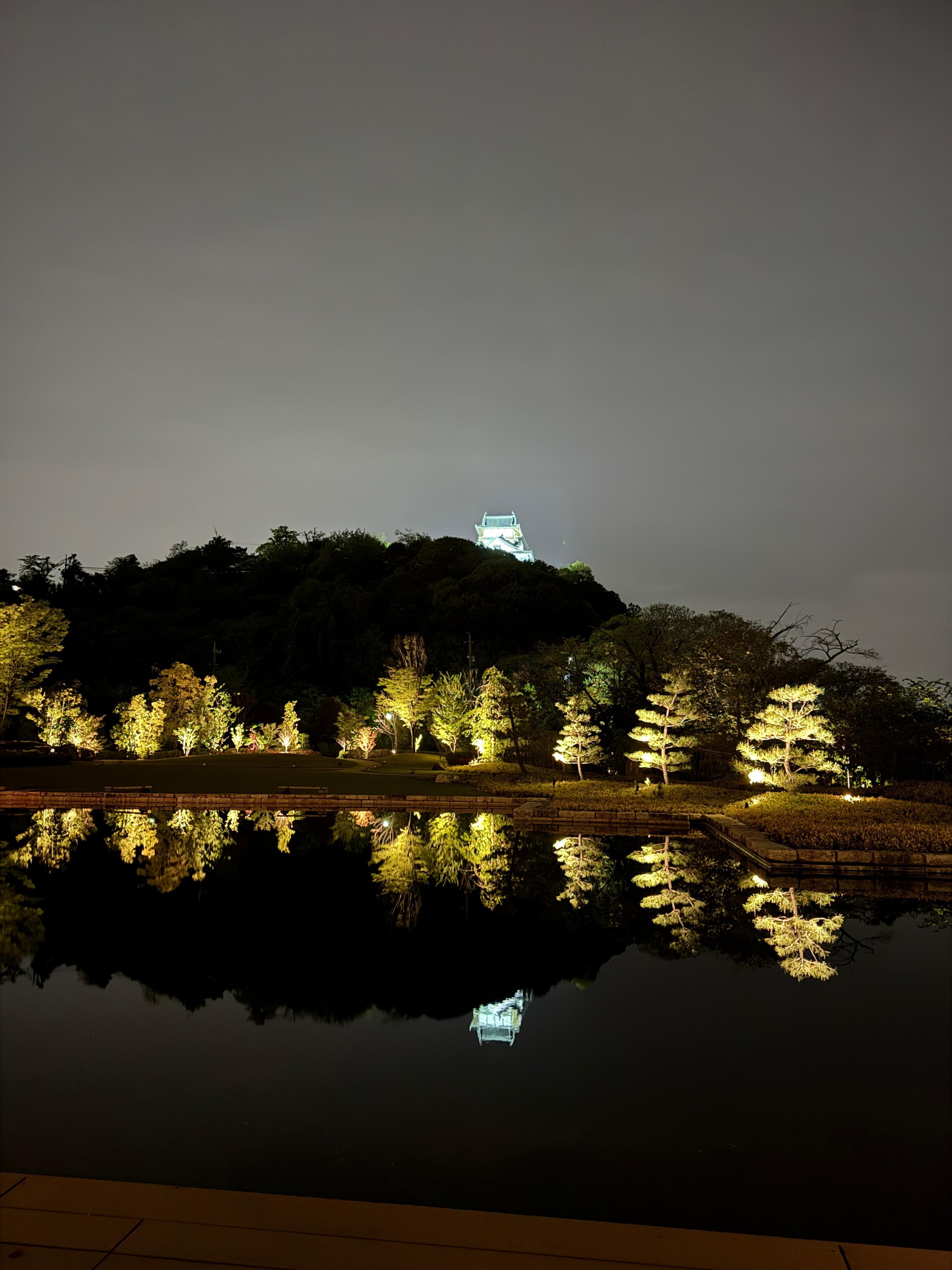 テラスからの犬山城