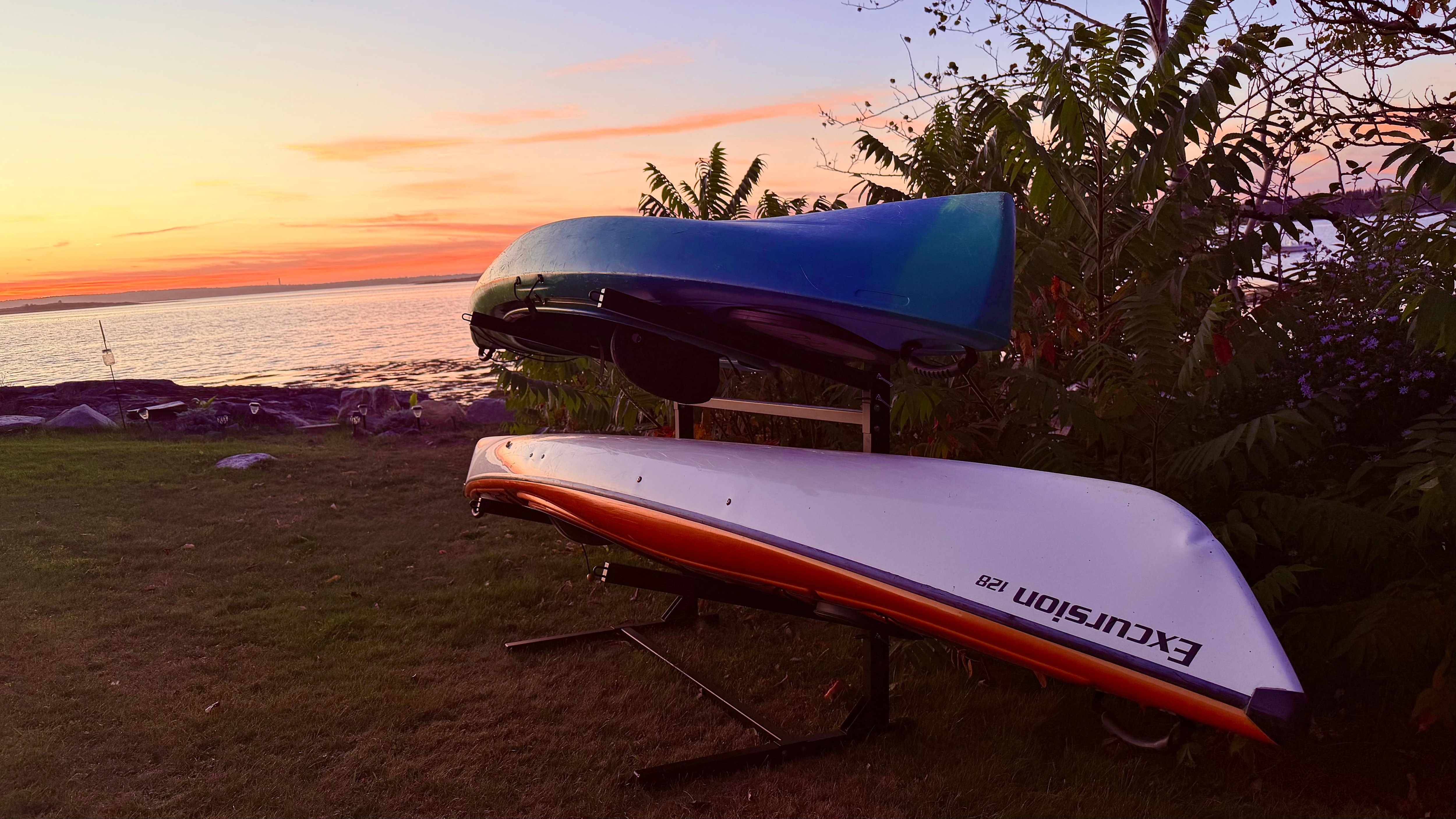 View of the kayaks available. 