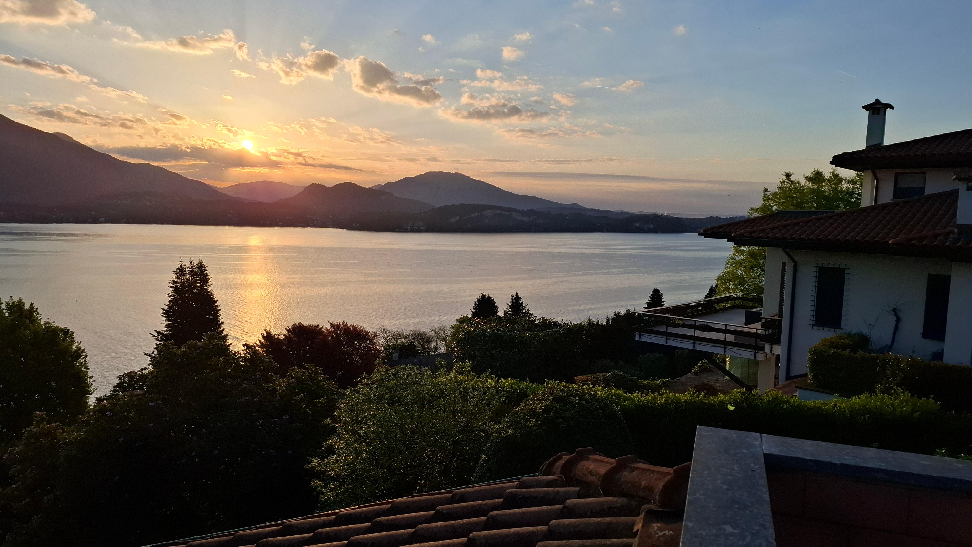 Lever de soleil depuis la terrasse