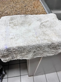 Dirty bedspread