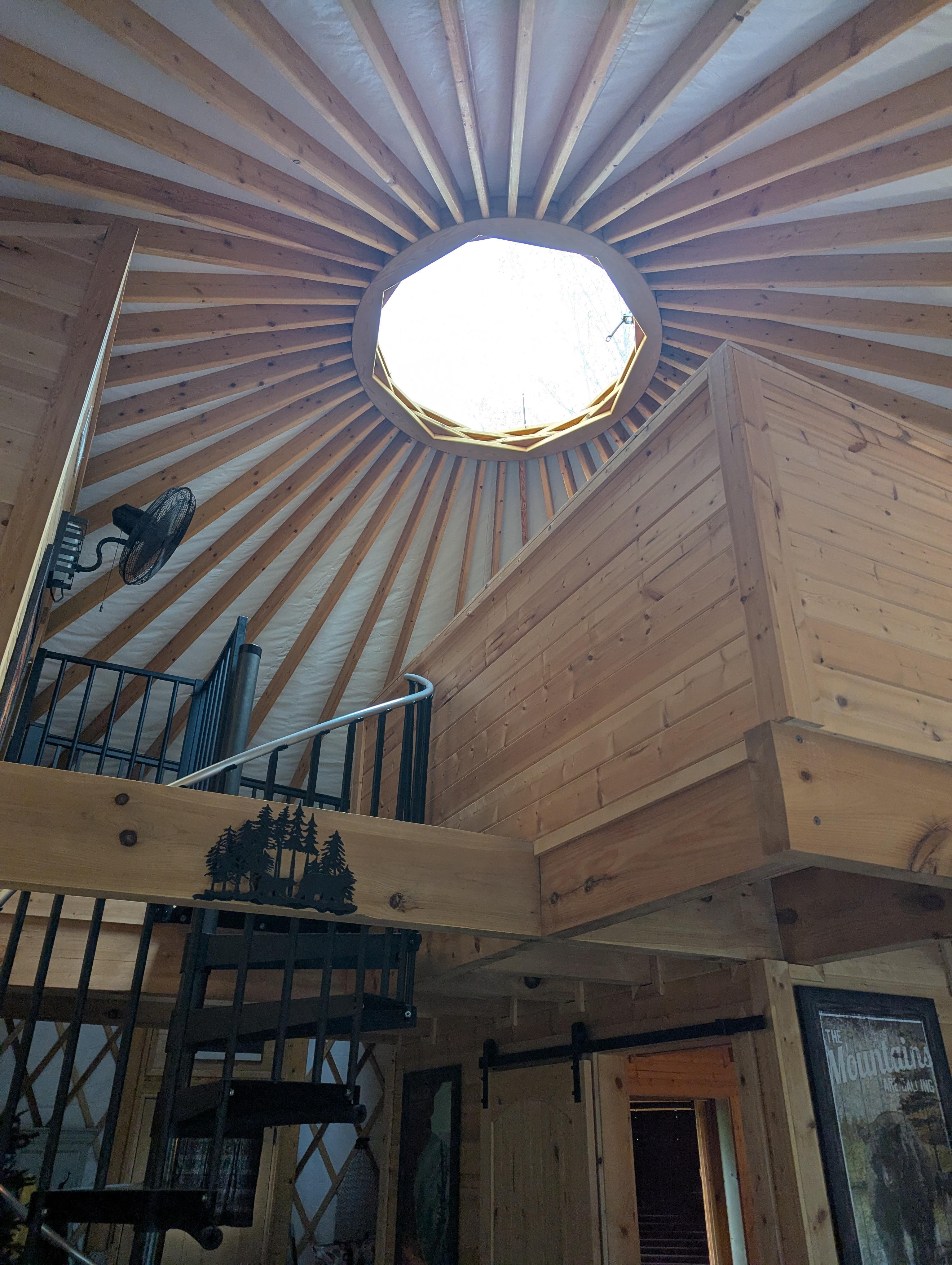 Loft and stargazing window