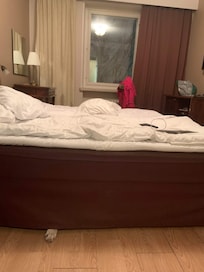 We stayed with our dog :)