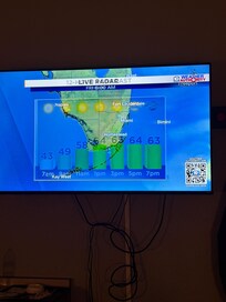 very cold that night, it was like camping...