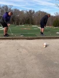 Getting in golf practice