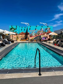 Rooftop pool