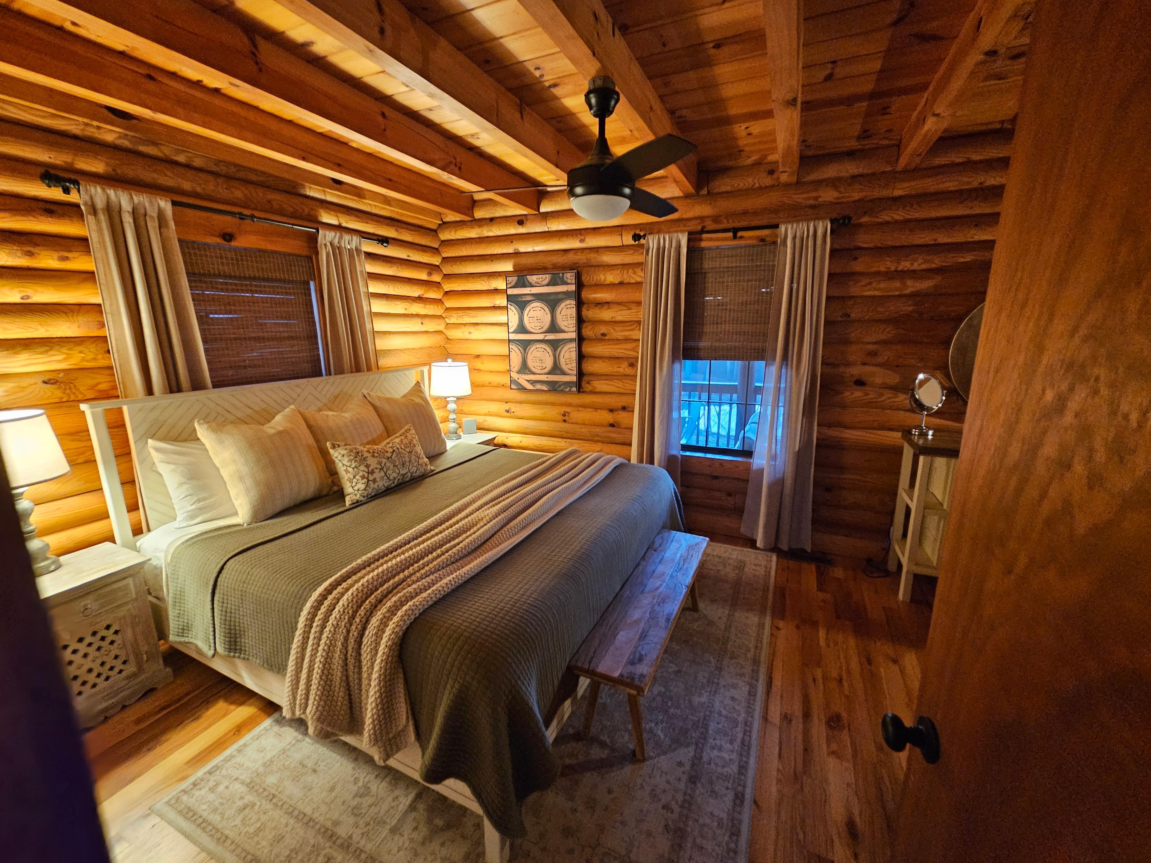 First floor king bed